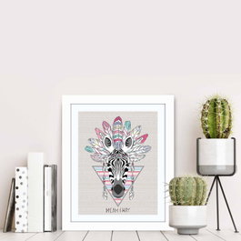 Wallity Cuadro decorativo enmarcado Multicolor BCT-032